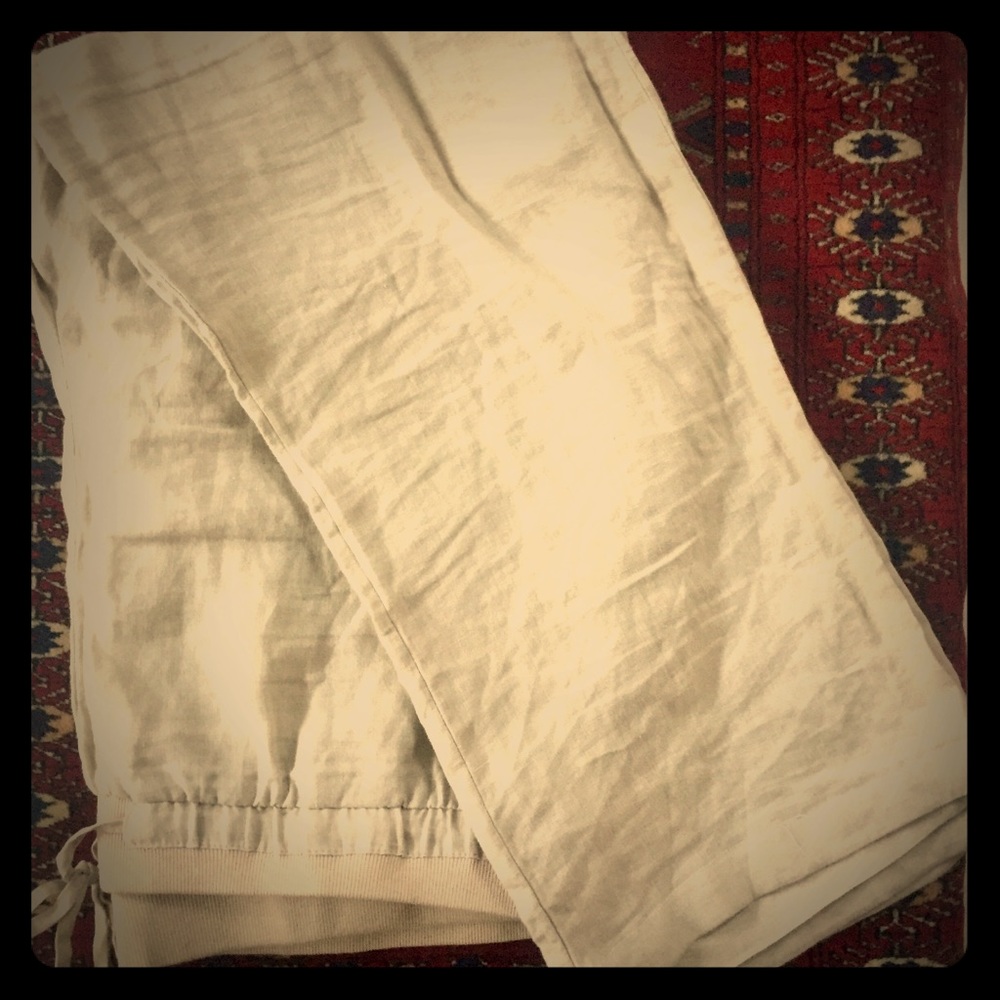 ELLEN TRACY Linen Comfort Waist Pants